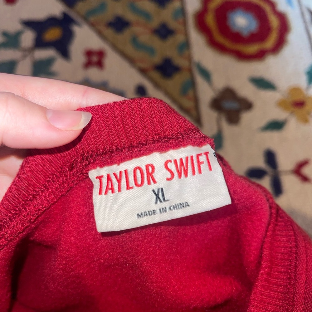 Red Swiftie sweatshirt Taylor Swift merch